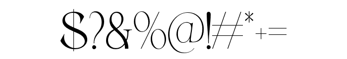 Belarose Regular Font OTHER CHARS