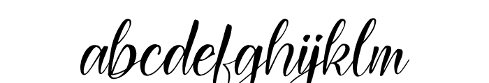 Belary Rhainy Italic Font LOWERCASE