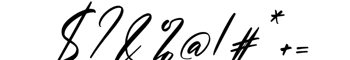 Belastine Italic Font OTHER CHARS
