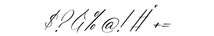 Belati Sophia Italic Font OTHER CHARS