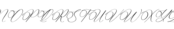 Belati Sophia Italic Font UPPERCASE