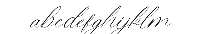 Belati Sophia Italic Font LOWERCASE