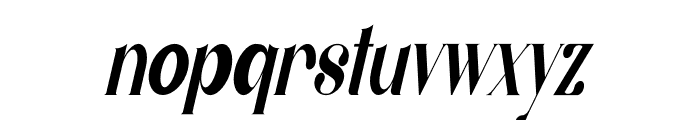 Belgia Condensed Italic Font LOWERCASE