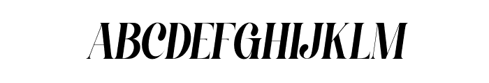 Belgrade Italic Font UPPERCASE