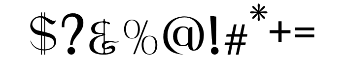 Belgriela Serif Font OTHER CHARS