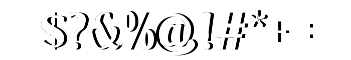 Belhotch-Expanded Font OTHER CHARS