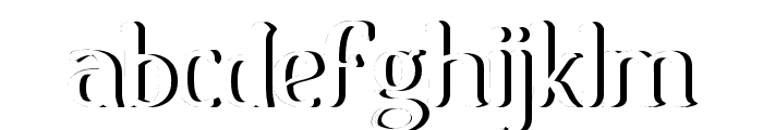 Belhotch-Expanded Font LOWERCASE