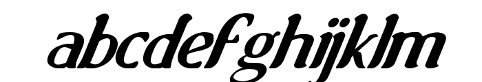 Belhotch-Italic Font LOWERCASE
