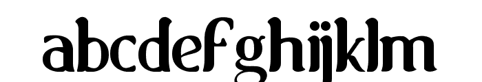 Belhotch-Regular Font LOWERCASE