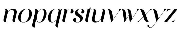 Belianty Elesha Italic Font LOWERCASE