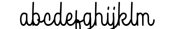 Belicia-Light Font LOWERCASE