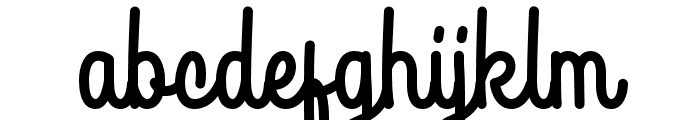 Belicia-Regular Font LOWERCASE