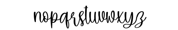 Believe Yourself Font LOWERCASE