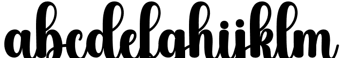 Beligth Regular Font LOWERCASE