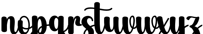 Beligth Regular Font LOWERCASE