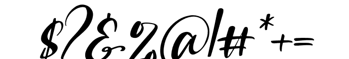 Belinda Asifa Italic Font OTHER CHARS