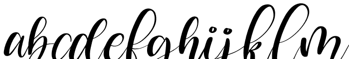 Belinda Asifa Italic Font LOWERCASE
