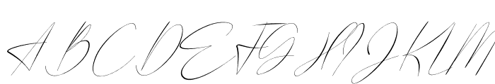 Belinda Italic Font UPPERCASE