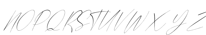 Belinda Italic Font UPPERCASE