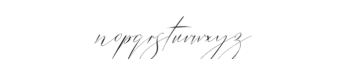 Belinda Italic Font LOWERCASE