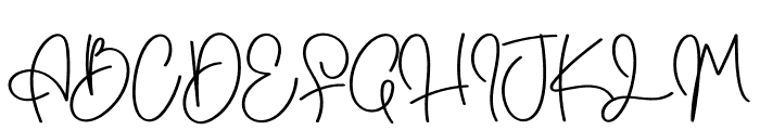 Belinda Signature Font UPPERCASE