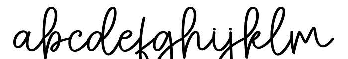 Belinda Signature Font LOWERCASE