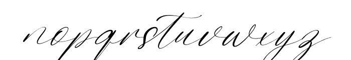 Belinda Tsakila Italic Font LOWERCASE