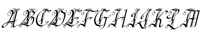 Belingal Italic Font UPPERCASE