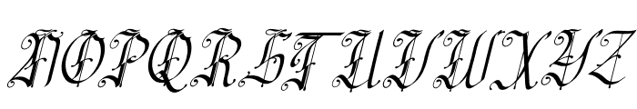 Belingal Italic Font UPPERCASE