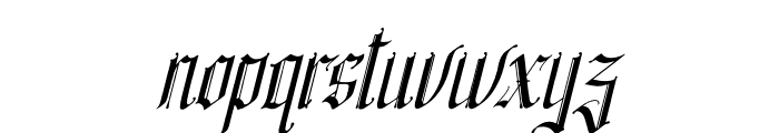 Belingal Italic Font LOWERCASE