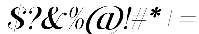 Belingar Italic Font OTHER CHARS