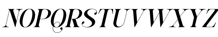 Belingar Italic Font UPPERCASE