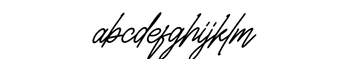 Belistaria Signature Italic Font LOWERCASE