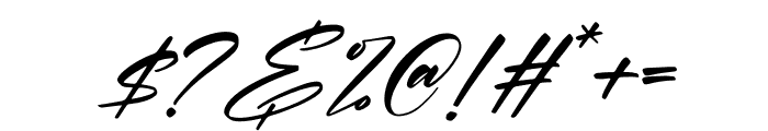 Belistic Kaldera Italic Font OTHER CHARS