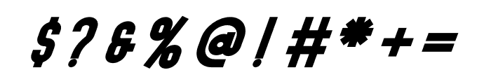 Belithel Bold Italic Font OTHER CHARS