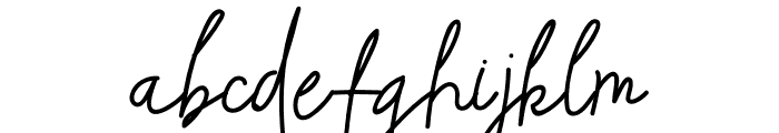 Beliya Signature Font LOWERCASE