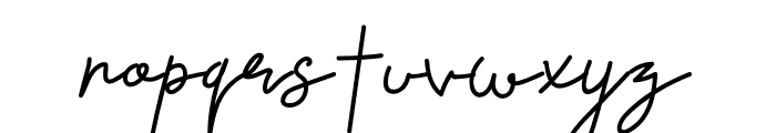 Beliya Signature Font LOWERCASE