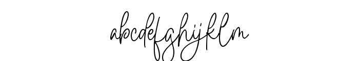 Bella Signature  Font LOWERCASE