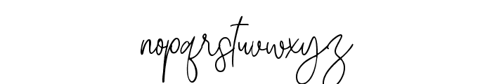 Bella Signature  Font LOWERCASE