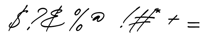 BellaRose-Regular Font OTHER CHARS