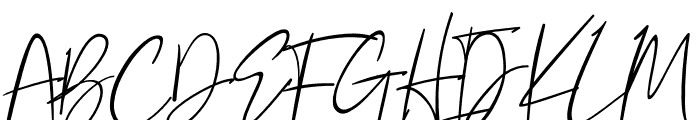 Belladha Signature Font UPPERCASE