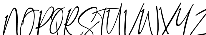 Belladha Signature Font UPPERCASE