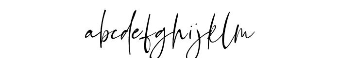 Belladha Signature Font LOWERCASE