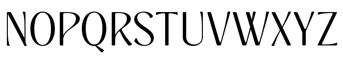 Bellamora-Regular Font UPPERCASE