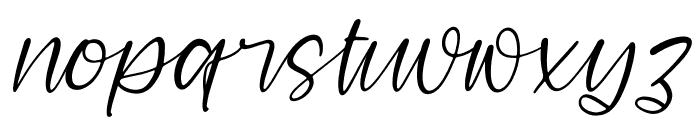 Bellamy Italic Font LOWERCASE