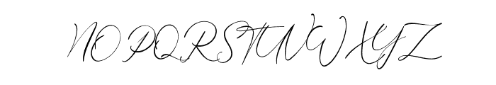 Bellamy Signature Font UPPERCASE