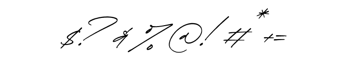 Bellamy Stevenson Italic Font OTHER CHARS