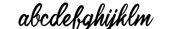 Bellania Signature Font LOWERCASE