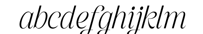 Bellanue Italic Regular Font LOWERCASE