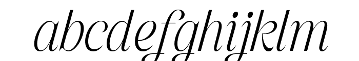 BellanueItalic-Regular Font LOWERCASE